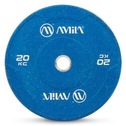 Δίσκος Crossfit Ολυμπιακού Τύπου Φ.50 (Color Bumper Plate Slim) 20kg Amila (84849)