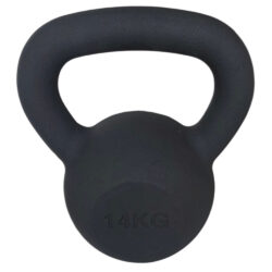 Kettlebell Μαντεμένιο Black Matt (14kg) Optimum Sport (CX-DB602-14)