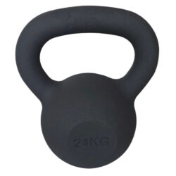 Kettlebell Μαντεμένιο Black Matt (24kg) Optimum Sport (CX-DB602-24)