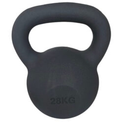 Kettlebell Μαντεμένιο Black Matt (28kg) Optimum Sport (CX-DB602-28)