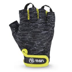 Γάντια Άρσης Βαρών (Μαύρο/Κίτρινο) PE Lycra (XS) Amila (95610)